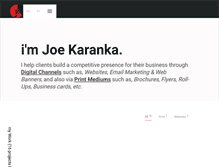 Tablet Screenshot of joekaranka.com